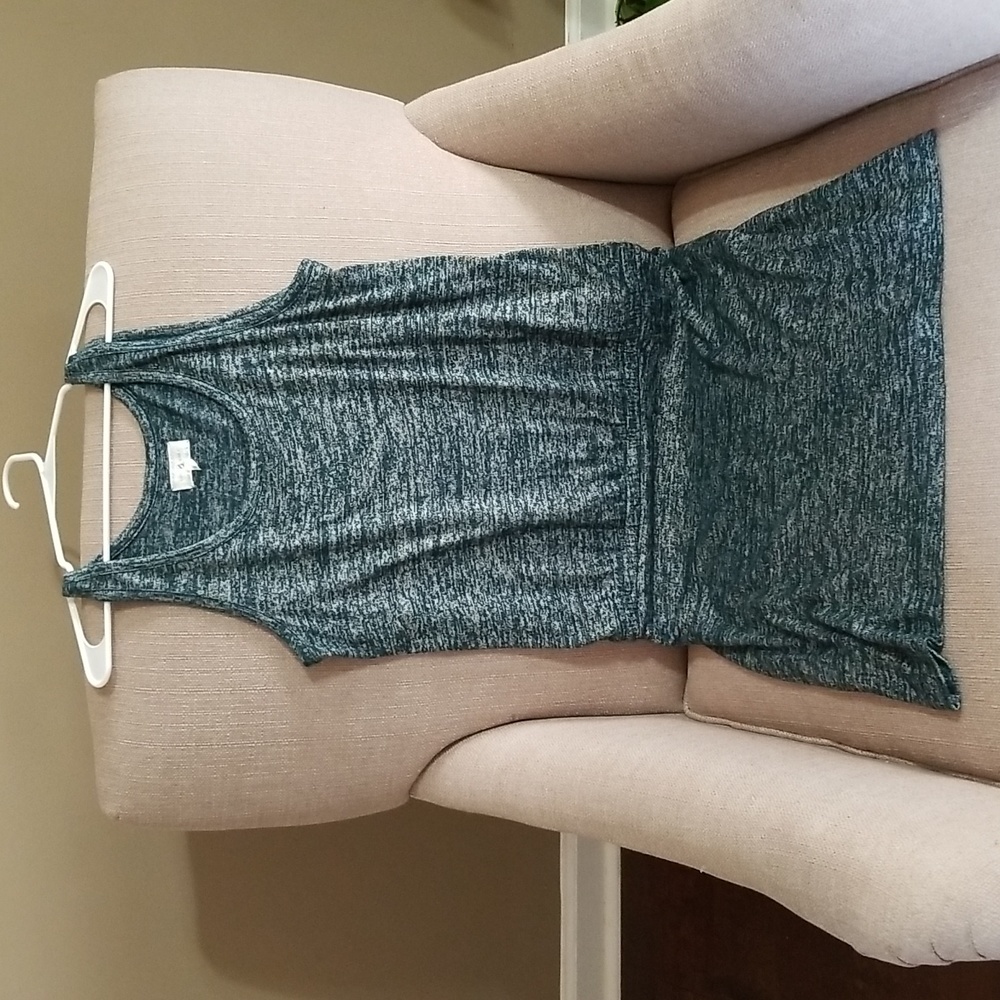 Greenish gray Tshirt dress